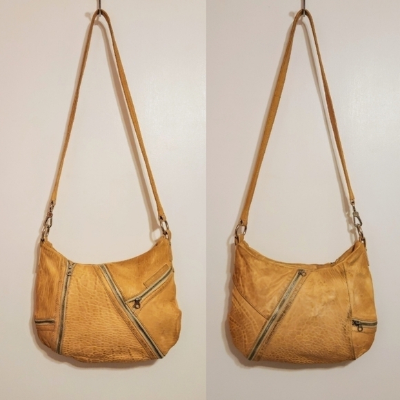 Marc by Marc Jacobs Flash Kelsey Leather Shoulder Bag Yellow - Picture 3 of 13